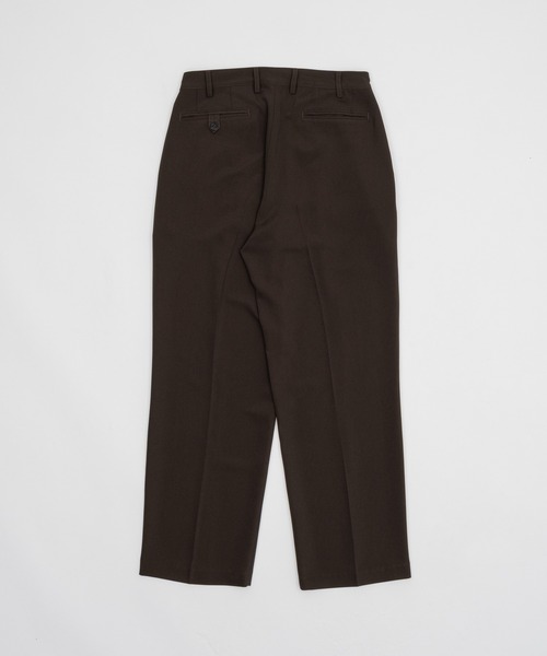 THE BOLDMAN/ツータックピーチスキンスラックス【ブラック】 THE BOLDMAN スラックス 2tuck Summer Slacks / 2タックサマー