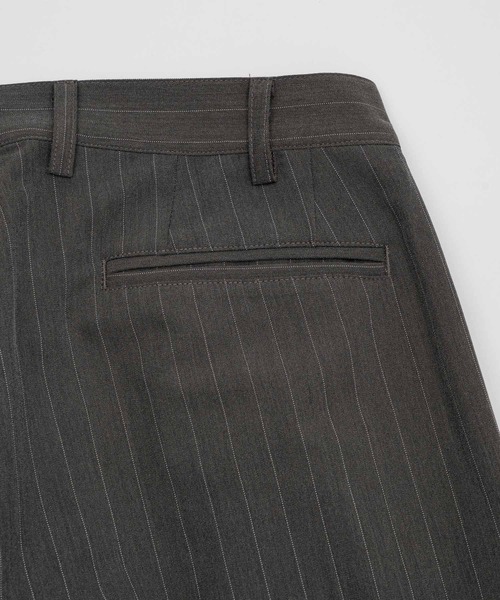 The BOLDMAN ツータックピーチスキンスラックス　ブラック Mサイズ THE BOLDMAN ジーンズ 2tuck wide denim / ツータックワイド