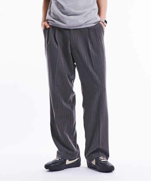 【THE BOLDMAN】2tuck Summer Slacks ボールドマン THE BOLDMAN スラックス 2tuck Summer Slacks / 2タックサマー