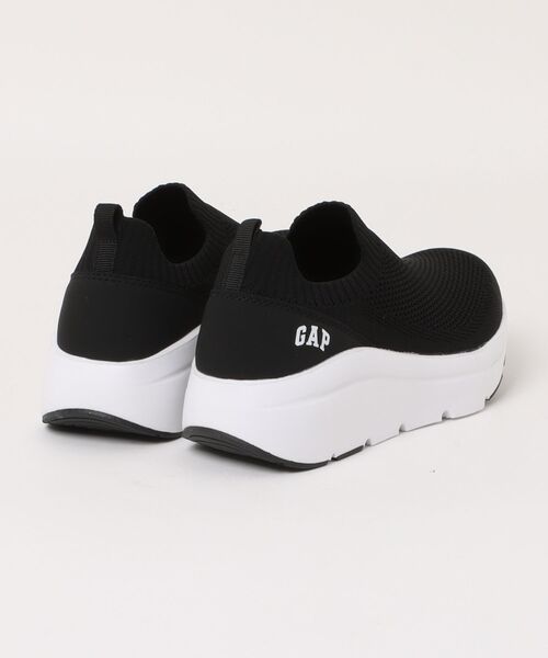 GAP(ギャップ)の「【GAP】ギャップ 厚底スリッポンスニーカー GPU22517(スニーカー・レディース・ブラック/ベージュ・23.0cm/24.0cm/25.0cm)」の3枚目の写真