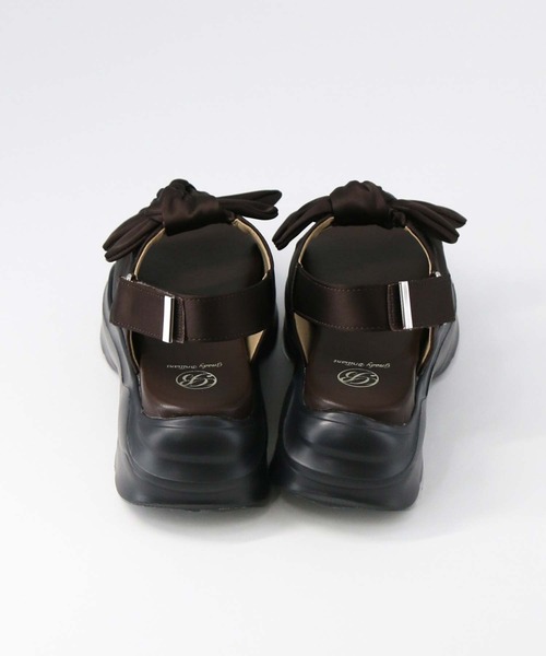 Gready Brilliant（グレディブリリアン）の「リボンサテンサンダル（サンダル・レディース・ブラック/ブラウン・36/37/38）」の10枚目の写真