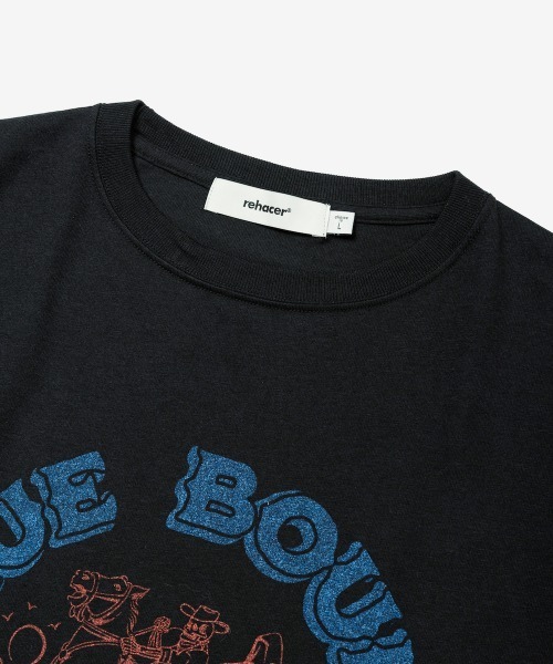 rehacer(レアセル)の「rehacer. Still Bound Vintage-like T-shirt / スティルバウンド ヴィンテージライクTシャツ(Tシャツ/カットソー・メンズ・ブラック/グレー/アイボリー・X-LARGE/LARGE/MEDIUM)」の12枚目の写真