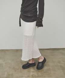 Nuanced Lace Tight Flare Skirt / ニュアンスレースタイトフレアスカート