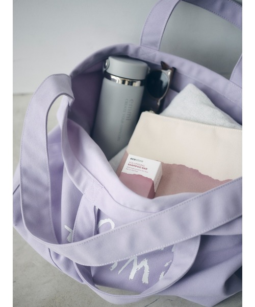 フラットポーチ＆エコバッグ♡ポメ＆レディ emmi×ecostore】eco フラットポーチ（ショルダーバッグ）｜emmi