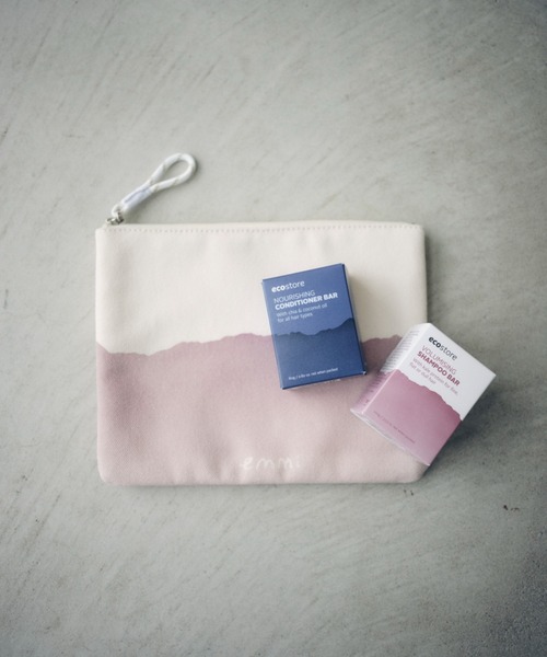 emmi(エミ)の「【emmi×ecostore】eco フラットポーチ(ショルダーバッグ・レディース・ミント/コーラルピンク/ピンク・FREE)」の10枚目の写真