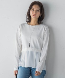 フォルムスリーブカットソー≪セットアップ対応/洗濯機で洗える