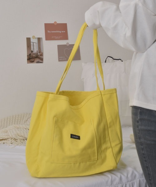 VIBGYOR Women（ヴィブジョー　ウィメン）の「【float】《大容量》ビビッドカラー マルチ トートバッグ 【A4サイズ収納可能】（トートバッグ・レディース・グリーン/オレンジ/イエロー/ピンク・FREE）」の11枚目の写真