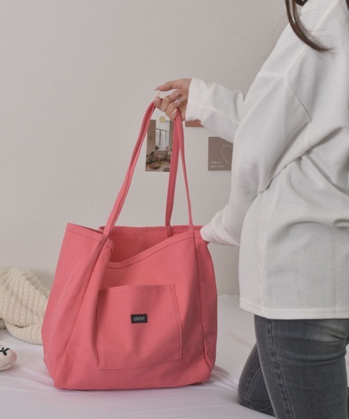 VIBGYOR Women（ヴィブジョー　ウィメン）の「【float】《大容量》ビビッドカラー マルチ トートバッグ 【A4サイズ収納可能】（トートバッグ・レディース・グリーン/オレンジ/イエロー/ピンク・FREE）」の13枚目の写真