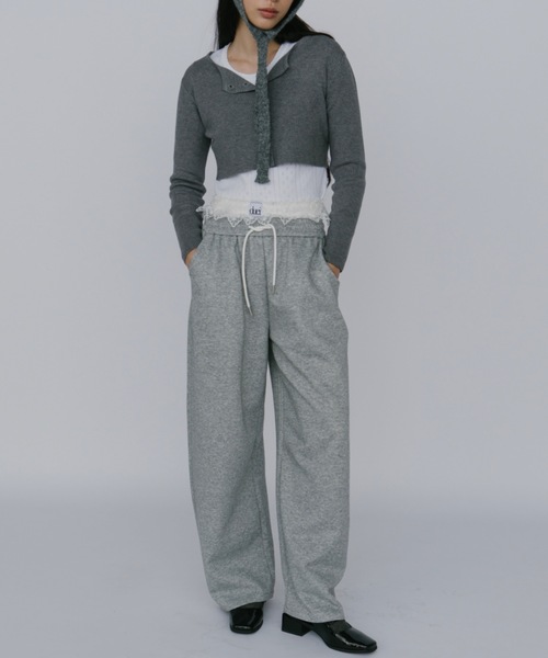 【未使用】neith. レイヤードスウェットパンツ neith. ネイス LAYERED SWEAT PANTS レイヤード スウェット
