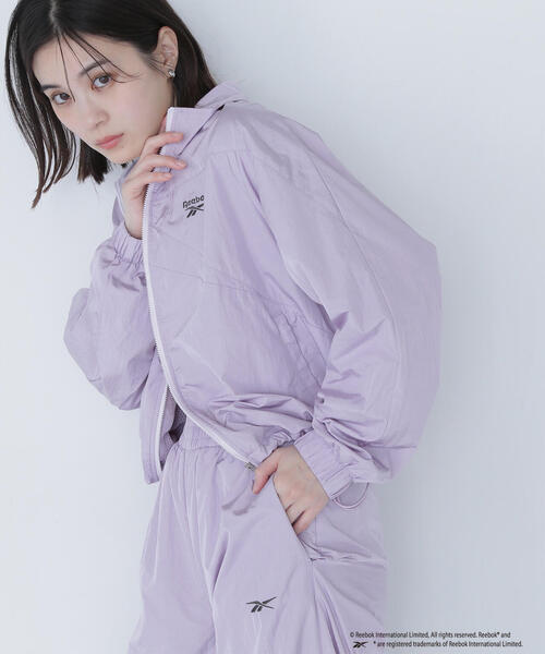 NATURAL BEAUTY BASIC(ナチュラルビューティーベーシック)の「【THINK BEAUTY】REEFIT WIND JACKET(ナイロンジャケット・レディース・オフホワイト/ライトグリーン/ラベンダー・MEDIUM)」の3枚目の写真