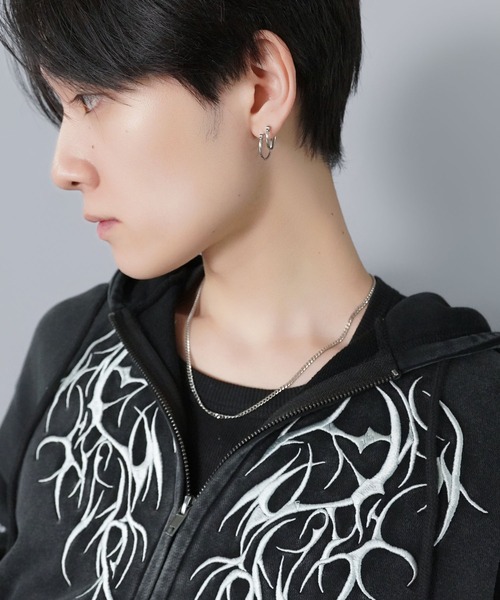 SPINNS(スピンズ)の「シルバーチェーンネックレス/選べる3サイズ/40cm・50cm・60cm/ユニセックス(ネックレス・メンズ・A/B/C・ONESIZE)」の9枚目の写真