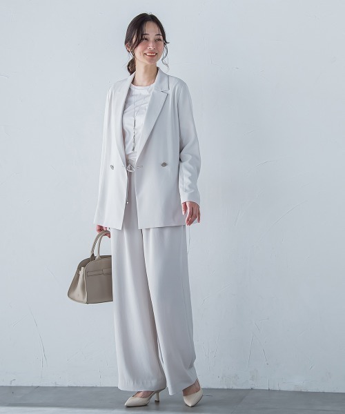 LAUTREAMONT(ロートレアモン)の「キレイ×リラックス アムンゼンワイドパンツ≪洗濯機で洗える≫(その他パンツ・レディース・ベージュ/ブラック/チャコールグレー/ライトブルー・7号/9号/11号)」の10枚目の写真