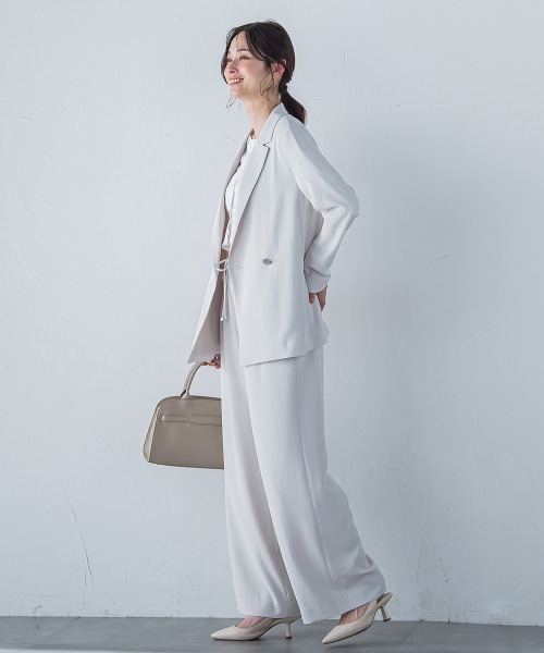 LAUTREAMONT(ロートレアモン)の「キレイ×リラックス アムンゼンワイドパンツ≪洗濯機で洗える≫(その他パンツ・レディース・ベージュ/ブラック/チャコールグレー/ライトブルー・7号/9号/11号)」の11枚目の写真