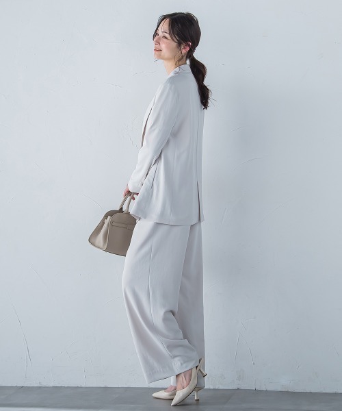 LAUTREAMONT(ロートレアモン)の「キレイ×リラックス アムンゼンワイドパンツ≪洗濯機で洗える≫(その他パンツ・レディース・ベージュ/ブラック/チャコールグレー/ライトブルー・7号/9号/11号)」の13枚目の写真