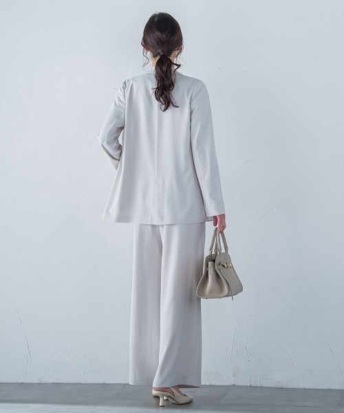 LAUTREAMONT(ロートレアモン)の「キレイ×リラックス アムンゼンワイドパンツ≪洗濯機で洗える≫(その他パンツ・レディース・ベージュ/ブラック/チャコールグレー/ライトブルー・7号/9号/11号)」の14枚目の写真