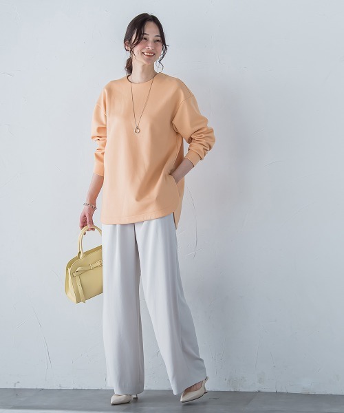 LAUTREAMONT(ロートレアモン)の「キレイ×リラックス アムンゼンワイドパンツ≪洗濯機で洗える≫(その他パンツ・レディース・ベージュ/ブラック/チャコールグレー/ライトブルー・7号/9号/11号)」の15枚目の写真