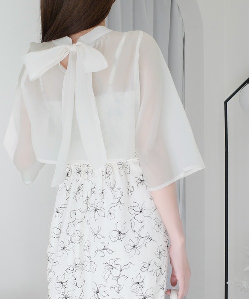 セール】【mily bilet】透け感コーデ でつくる、映えガーリー。前後