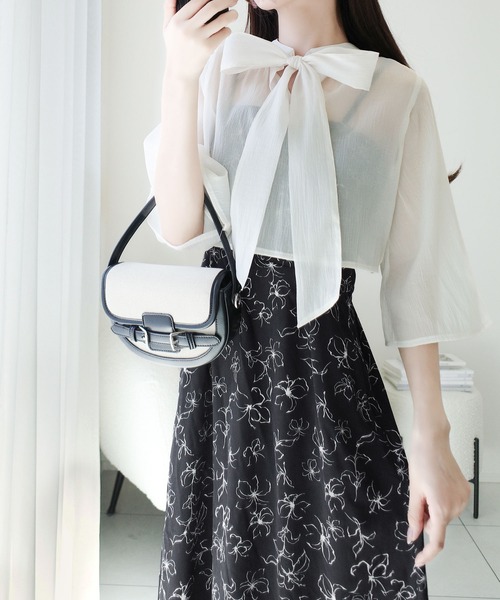 セール】【mily bilet】透け感コーデ でつくる、映えガーリー。前後