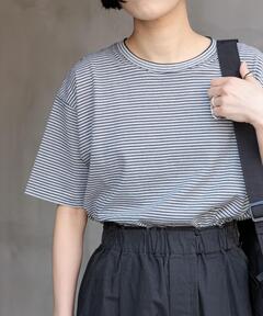ハイツイストボーダーカットソー（Tシャツ/カットソー）｜かぐれ