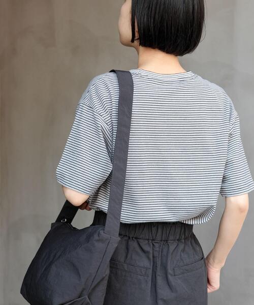 FORK&SPOON（フォークアンドスプーン）の「FORK&SPOON　マルチカラーボーダーTシャツ（Tシャツ/カットソー・レディース・ネイビー/ブラック/グリーン・1）」の17枚目の写真