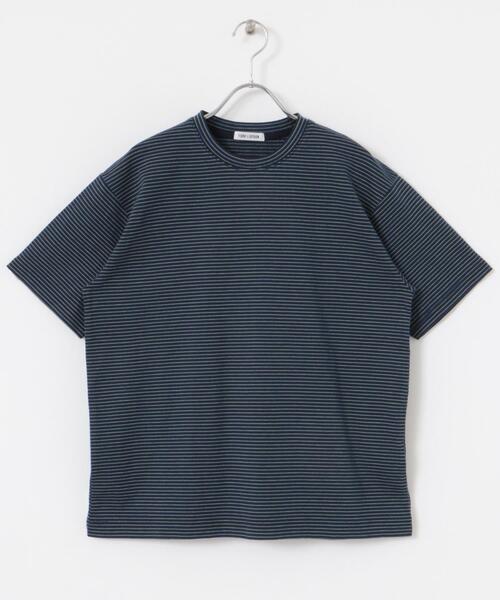 FORK&SPOON（フォークアンドスプーン）の「FORK&SPOON　マルチカラーボーダーTシャツ（Tシャツ/カットソー・レディース・ネイビー/ブラック/グリーン・1）」の14枚目の写真