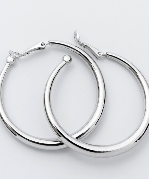 ciite' surgical stainless(シーテサージカルステンレス)の「【 金属アレルギー対応 】ボリューム フープイヤリング (両耳用) サージカルステンレス(イヤリング・レディース・シルバー/ゴールド・FREE)」の6枚目の写真