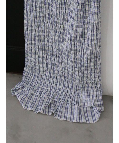 Katrin TOKYO（カトリーントーキョー）の「shirring long skirt（スカート・レディース・チェック/ブラック系その他・FREE/XS）」の10枚目の写真
