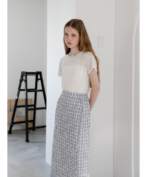 Katrin TOKYO（カトリーントーキョー）の「shirring long skirt（スカート・レディース・チェック/ブラック系その他・FREE/XS）」の17枚目の写真
