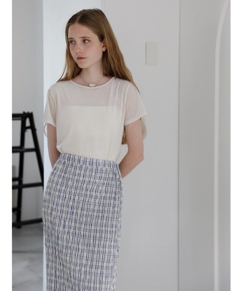 Katrin TOKYO（カトリーントーキョー）の「shirring long skirt（スカート・レディース・チェック/ブラック系その他・FREE/XS）」の20枚目の写真