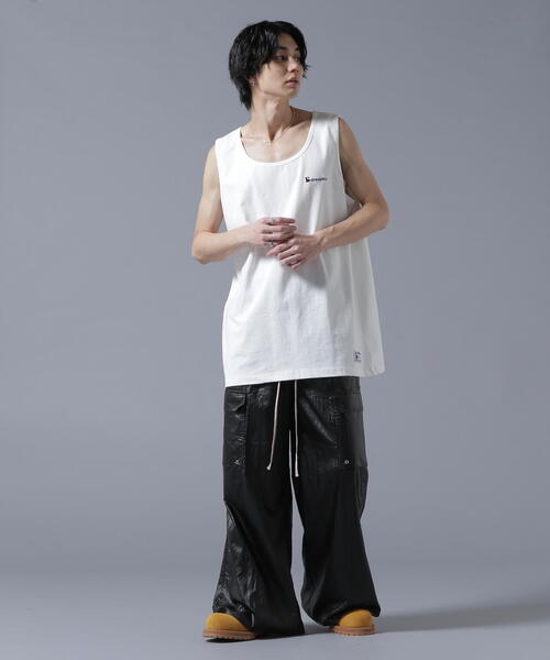 DANKE SCHON(ダンケシェーン)の「【WEB&DEPOT限定】DankeSchon/ダンケシェーン/16OE TANKTOP LOGO(タンクトップ・メンズ・ブラック/ホワイト・S/M/L)」の16枚目の写真