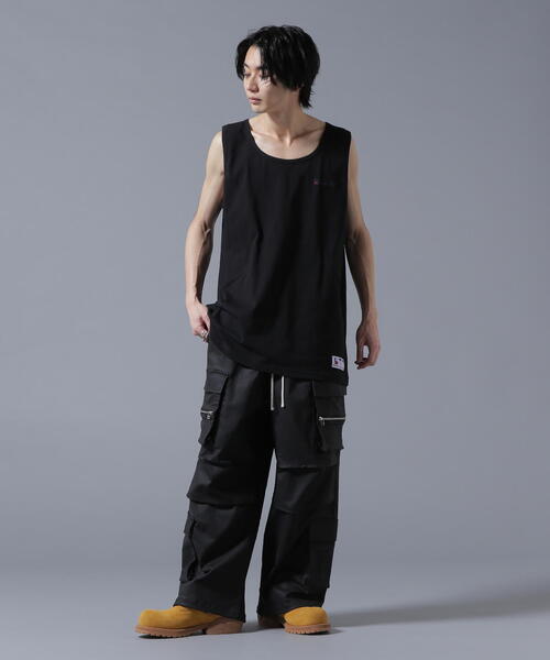 DANKE SCHON(ダンケシェーン)の「【WEB&DEPOT限定】DankeSchon/ダンケシェーン/16OE TANKTOP LOGO(タンクトップ・メンズ・ブラック/ホワイト・S/M/L)」の4枚目の写真