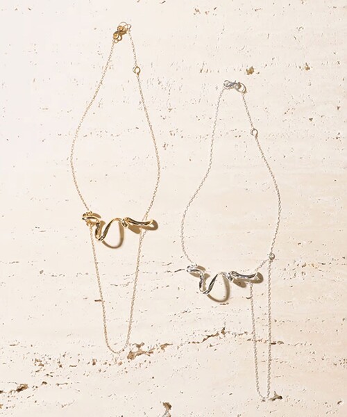 Soierie(ソワリー)の「【Soierie/ソワリー】Bio necklace/BIOネックレス(ネックレス・レディース・シルバー/ゴールド・FREE)」の3枚目の写真