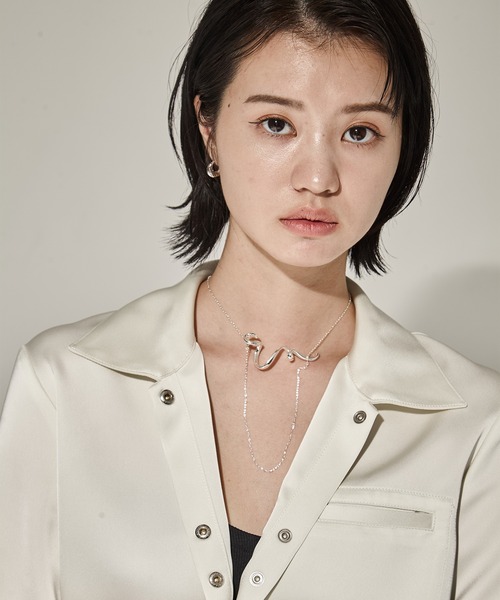 Soierie(ソワリー)の「【Soierie/ソワリー】Bio necklace/BIOネックレス(ネックレス・レディース・シルバー/ゴールド・FREE)」の6枚目の写真