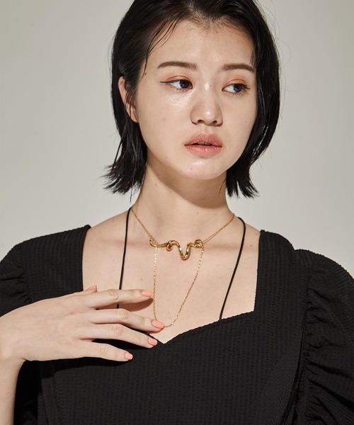 Soierie(ソワリー)の「【Soierie/ソワリー】Bio necklace/BIOネックレス(ネックレス・レディース・シルバー/ゴールド・FREE)」の7枚目の写真