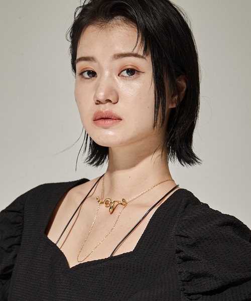 Soierie(ソワリー)の「【Soierie/ソワリー】Bio necklace/BIOネックレス(ネックレス・レディース・シルバー/ゴールド・FREE)」の8枚目の写真