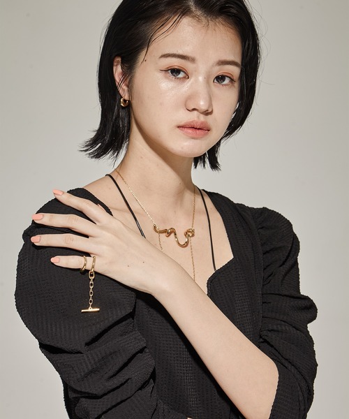 Soierie(ソワリー)の「【Soierie/ソワリー】Bio necklace/BIOネックレス(ネックレス・レディース・シルバー/ゴールド・FREE)」の9枚目の写真