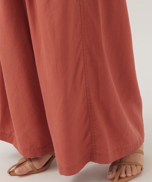 BAYFLOW（ベイフロー）の「[さらっとした穿き心地]テンセル(TM)繊維混ワイドパンツ（その他パンツ・レディース・グレイッシュベージュ/チャコール/テラコッタ/カーキ・FREE）」の17枚目の写真