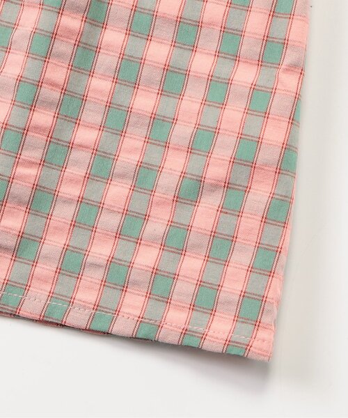 BREEZE（ブリーズ）の「【セットアップ可/WEB限定】チェックフリルチュニック_ジュニア対応（チュニック・キッズ・ブルー/イエロー/ピンク・90/100/110/120/130/140）」の5枚目の写真