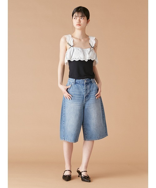 セール】カーブドロストハーフデニムパンツ（その他パンツ
