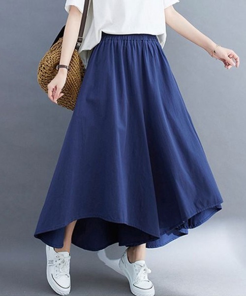 SallyLunn(サリーラン)の「ウエストゴムキュロットパンツ(その他パンツ・レディース・ベージュ/ブラック/ネイビー/カーキ・FREE)」の4枚目の写真