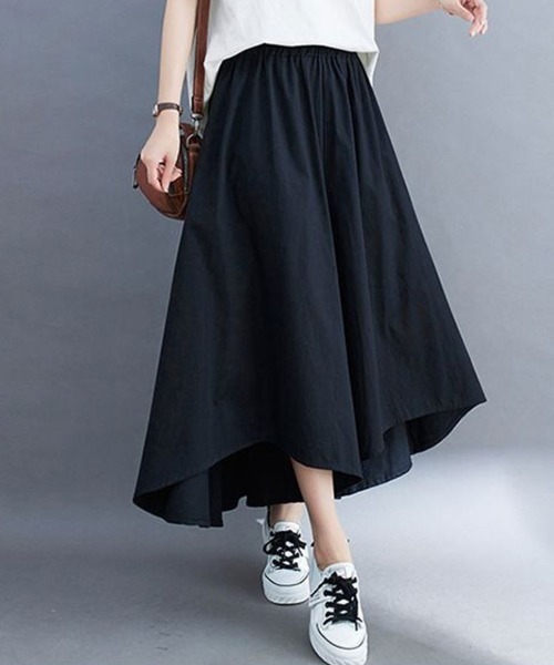 SallyLunn(サリーラン)の「ウエストゴムキュロットパンツ(その他パンツ・レディース・ベージュ/ブラック/ネイビー/カーキ・FREE)」の7枚目の写真