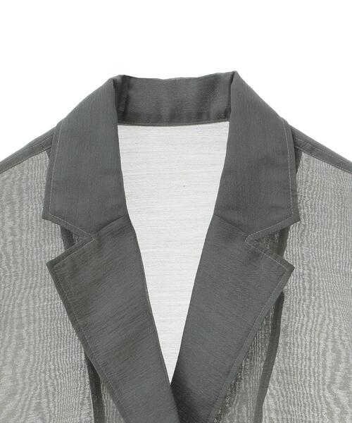 AMERICAN HOLIC（アメリカンホリック）の「シアーオーバーサイズテーラードベスト（その他アウター・レディース・ベージュ/ブラック/カーキ・FREE）」の19枚目の写真