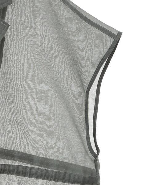 AMERICAN HOLIC（アメリカンホリック）の「シアーオーバーサイズテーラードベスト（その他アウター・レディース・ベージュ/ブラック/カーキ・FREE）」の20枚目の写真