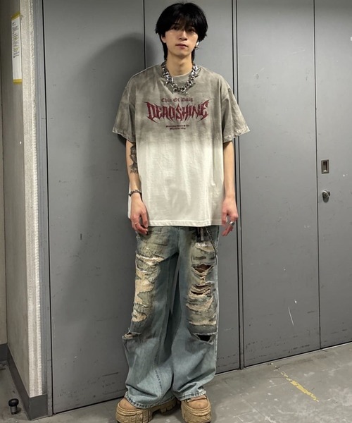 ハードダメージデニム（デニムパンツ）｜Figments（フィグメンツ