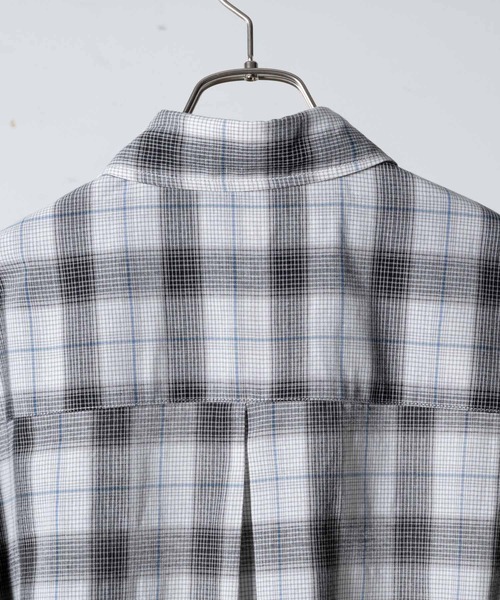 INTER FACTORY（インターファクトリー）の「Ryo - Gren Check Short Shirt / グレンチェックショートシャツ　made in INTER FACTORY（シャツ/ブラウス・メンズ・イエロー/ブラック・MEDIUM/LARGE）」の12枚目の写真