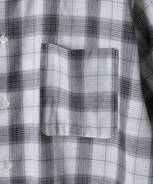 INTER FACTORY（インターファクトリー）の「Ryo - Gren Check Short Shirt / グレンチェックショートシャツ　made in INTER FACTORY（シャツ/ブラウス・メンズ・イエロー/ブラック・MEDIUM/LARGE）」の14枚目の写真