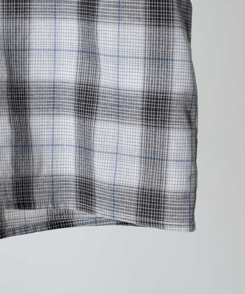 INTER FACTORY（インターファクトリー）の「Ryo - Gren Check Short Shirt / グレンチェックショートシャツ　made in INTER FACTORY（シャツ/ブラウス・メンズ・イエロー/ブラック・MEDIUM/LARGE）」の16枚目の写真