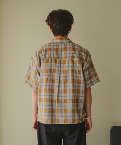 Ryo - Gren Check Short Shirt / グレンチェックショートシャツ