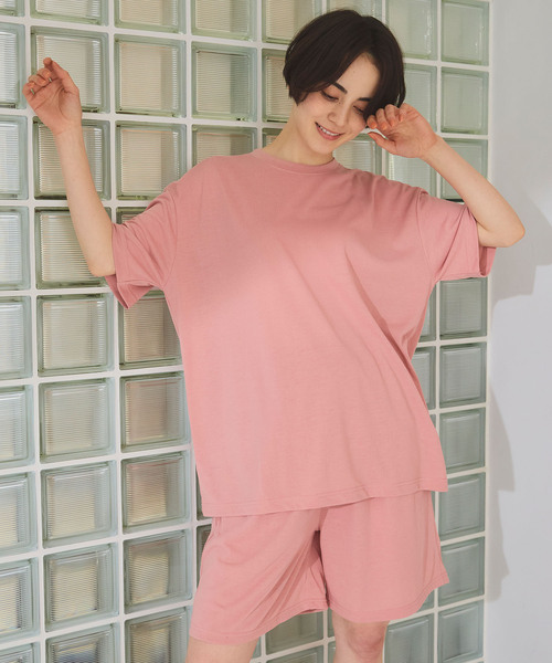 ルームウェア・パジャマ muu マイクロフリース 総柄 パジャマ上下セット（ルームウェア