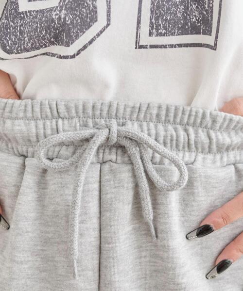 WEGO(ウィゴー)の「WEGO/スウェットショートパンツ(スウェットパンツ・レディース・杢グレー/スミクロ・FREE)」の6枚目の写真